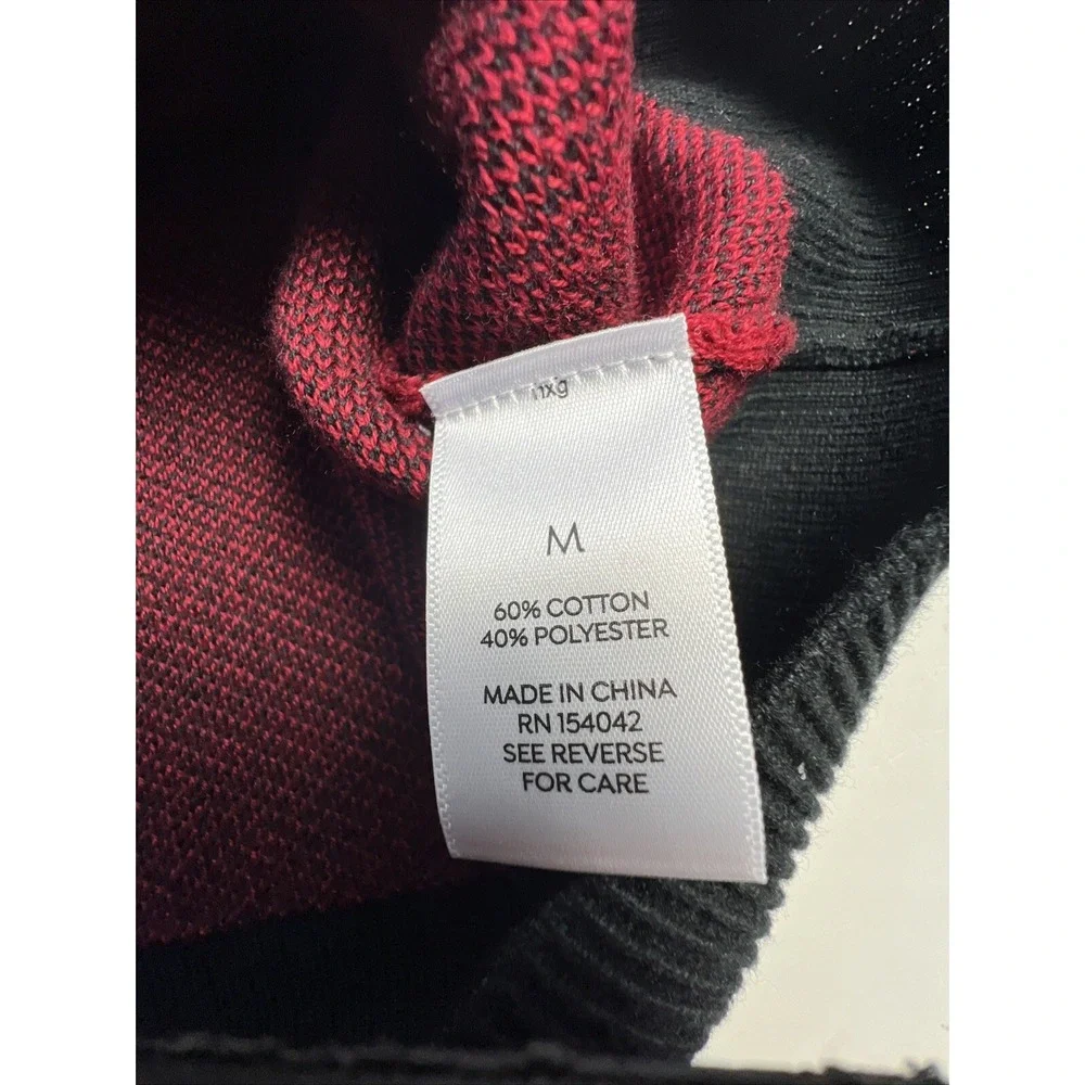 Westport Hoodie Sweater‎ Women's  Knit Long Sleeve Crew Neck Checkered